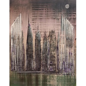 Irtiza Kazmi, 18 x 24 inches, Acrylics on Canvas, Landscape Painting, AC-IRTK-071